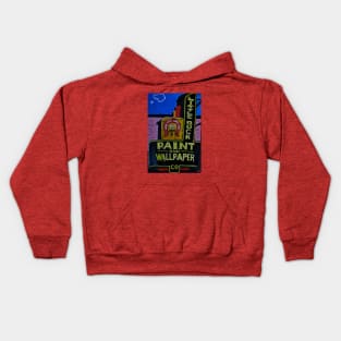 Little Rock Paint and Wallpaper Kids Hoodie